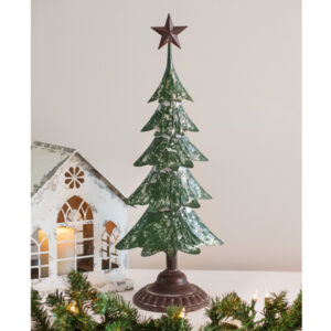 Metal Christmas Tree with Star by CTW Home Collection