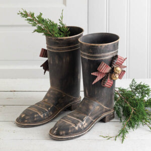 Set of Two Santa Boots by CTW Home Collection