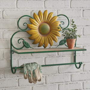 Sunflower Shelf and Towel Bar by CTW Home Collection