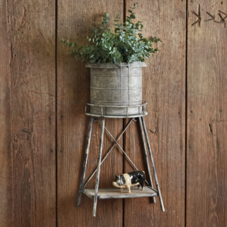 Half Silo Planter and Stand by CTW Home Collection