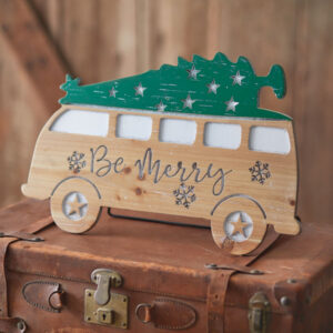 Tabletop Christmas Camper Van by CTW Home Collection