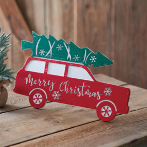 Tabletop Christmas Station Wagon by CTW Home Collection