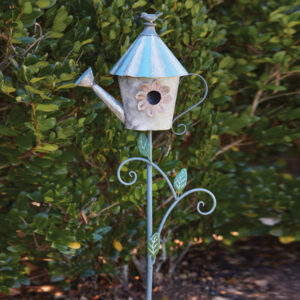 Watering Can Birdhouse Garden Stake by CTW Home Collection