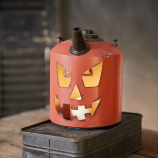 Carved Pumpkin Fuel Can Luminary by CTW Home Collection