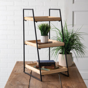 Three-Tier Leaning Display Shelf by CTW Home Collection