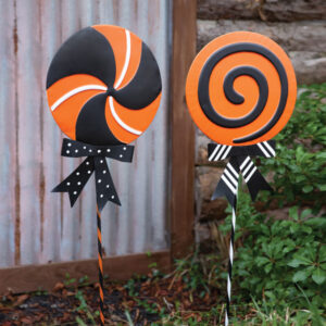 Set of Two Halloween Lollipop Stakes by CTW Home Collection