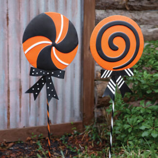 Set of Two Halloween Lollipop Stakes by CTW Home Collection