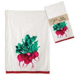 Radishes Tea Towel by CTW Home Collection