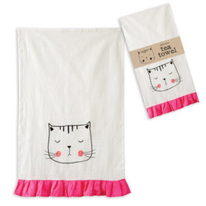 Kitty Tea Towel by CTW Home Collection