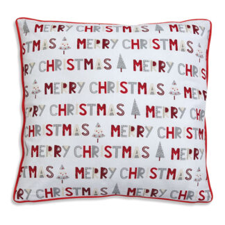 Double Sided Merry Christmas Throw Pillow by CTW Home Collection