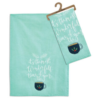 Wonderful Time Tea Towel by CTW Home Collection