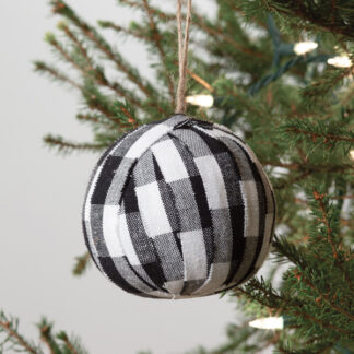 Buffalo Check Fabric Ornament by CTW Home Collection