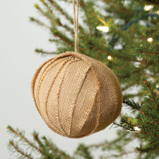 Burlap Fabric Ornament by CTW Home Collection