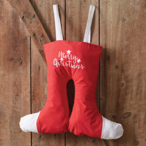 Santa Pants Double Christmas Stocking by CTW Home Collection
