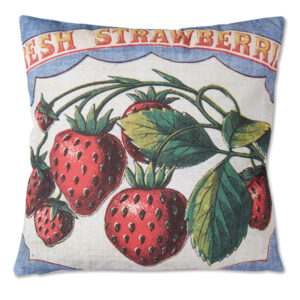 Fresh Strawberries Throw Pillow by CTW Home Collection
