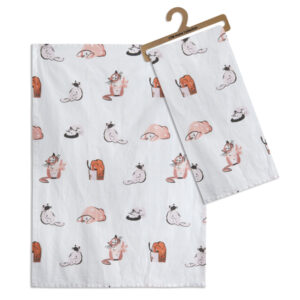 Feline Friends Tea Towel by CTW Home Collection