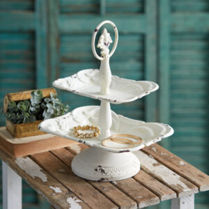 Two-Tiered Ariella Tray by CTW Home Collection