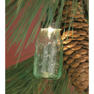 Glass Mini Mason Jar Ornament - Box of 6 by CTW Home Collection