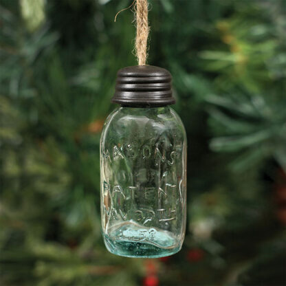 3.5 Inch Hanging Mason Jar Ornament - Box of 4 by CTW Home Collection