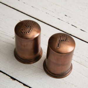 Copper Finish Salt and Pepper Shakers by CTW Home Collection