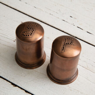 Copper Finish Salt and Pepper Shakers by CTW Home Collection