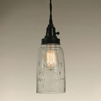 Half Gallon Open Bottom Mason Jar Pendant Lamp by CTW Home Collection