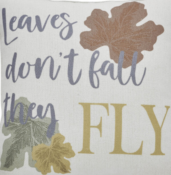 VHC-84057 - Bountifall Leaves Fly Pillow 12x12