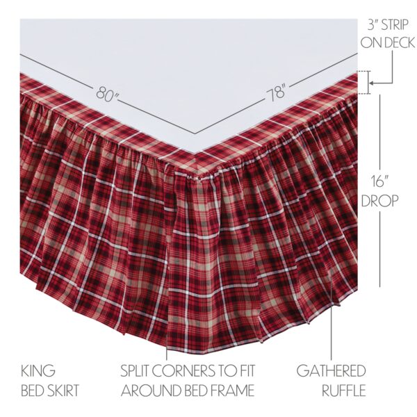 VHC-29192 - Braxton King Bed Skirt 78x80x16