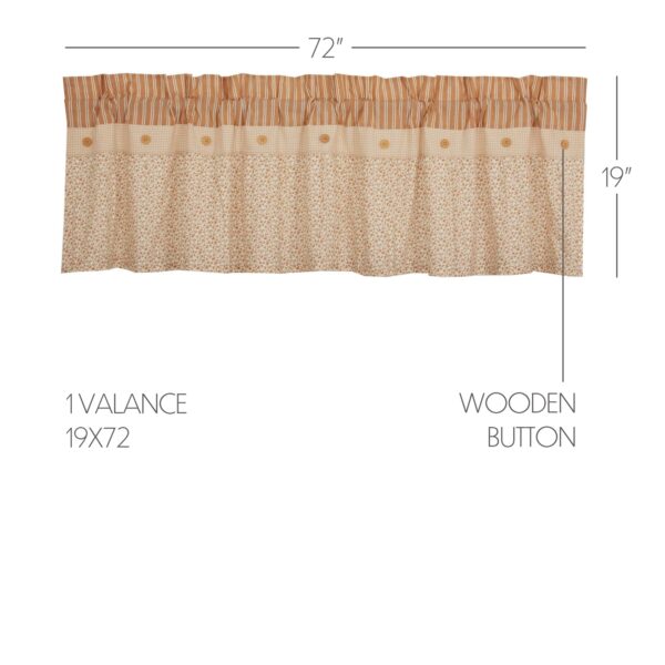 VHC-70091 - Camilia Ruffled Valance 19x72