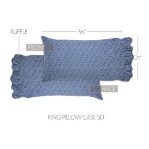 VHC-81174 - Celebration Ruffled King Pillow Case Set of 2 21x36+4