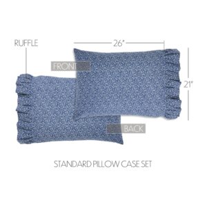 VHC-81175 - Celebration Ruffled Standard Pillow Case Set of 2 21x26+4