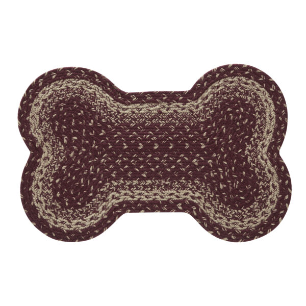 VHC-83585 - Burgundy Tan Indoor/Outdoor Medium Bone Rug 15x23