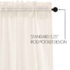 VHC-51825 - Burlap Antique White Tier Set of 2 L24xW36