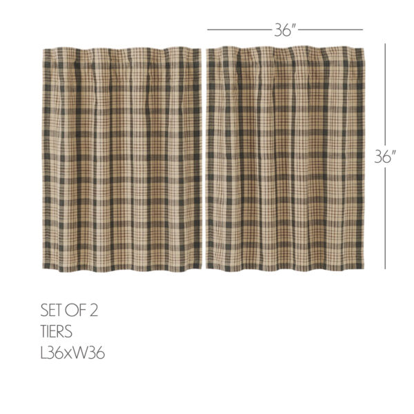 VHC-80335 - Cider Mill Plaid Tier Set of 2 L36xW36