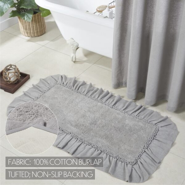 VHC-80273 - Burlap Dove Grey Bathmat 27x48