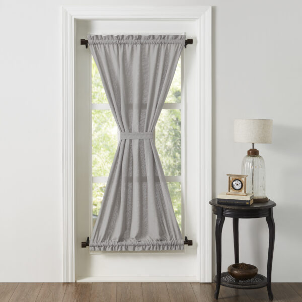 VHC-70060 - Burlap Dove Grey Door Panel 72x40