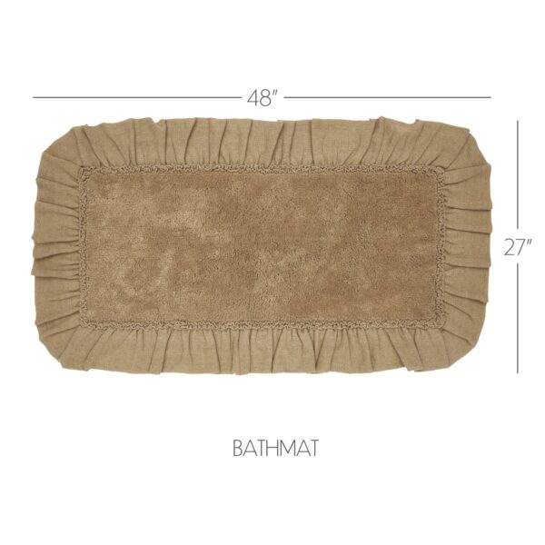 VHC-80275 - Burlap Natural Bathmat 27x48