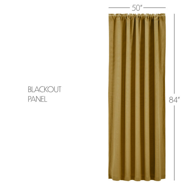 VHC-83574 - Burlap Natural Blackout Panel 84x50
