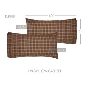 VHC-56664 - Crosswoods King Pillow Case Set of 2 21x40