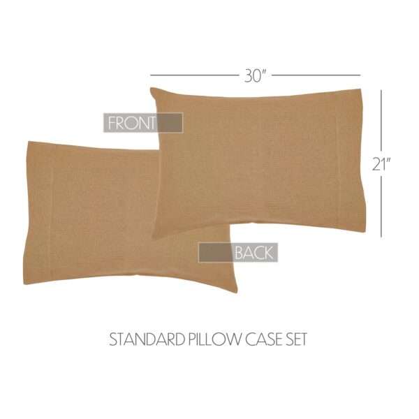 VHC-18320 - Burlap Natural Standard Pillow Case Set of 2 21x30