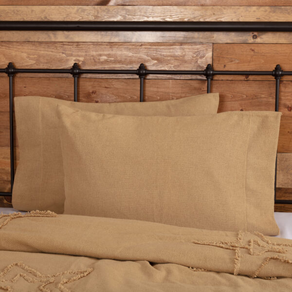 VHC-18320 - Burlap Natural Standard Pillow Case Set of 2 21x30