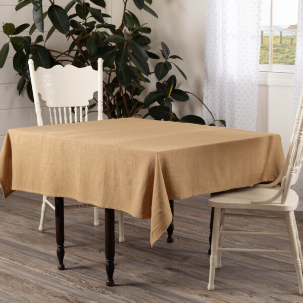 VHC-9554 - Burlap Natural Table Cloth 60x60