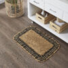 VHC-80266 - Burlap Natural w/ Black Check Bathmat 20x30