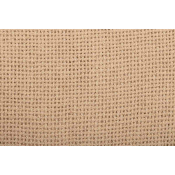 VHC-45641 - Burlap Vintage Fringed Twin Bed Skirt 39x76x16