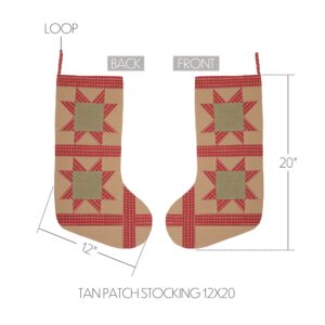 VHC-42479 - Dolly Star Tan Patch Stocking 12x20