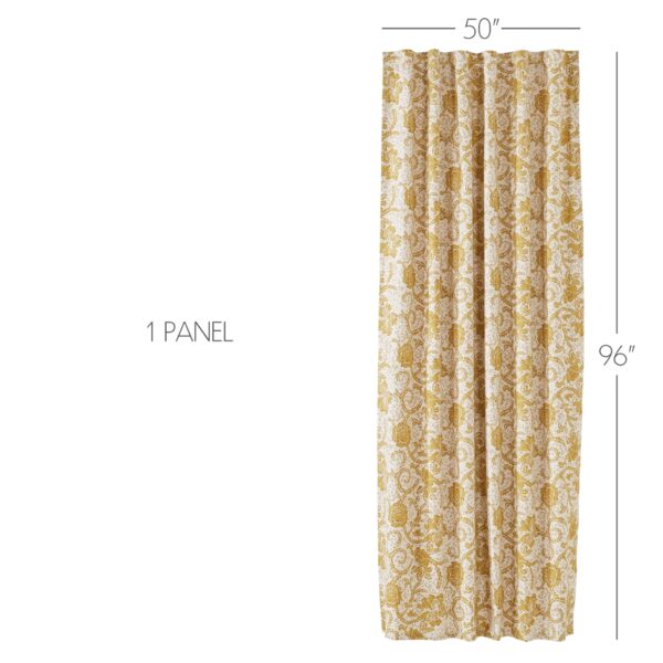 VHC-81198 - Dorset Gold Floral Panel 96x50