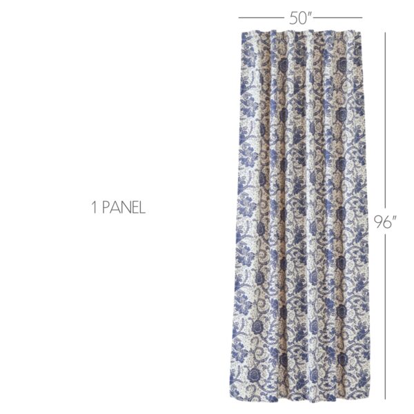 VHC-81248 - Dorset Navy Floral Panel 96x50