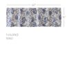 VHC-81257-Dorset Navy Floral Valance 16x60