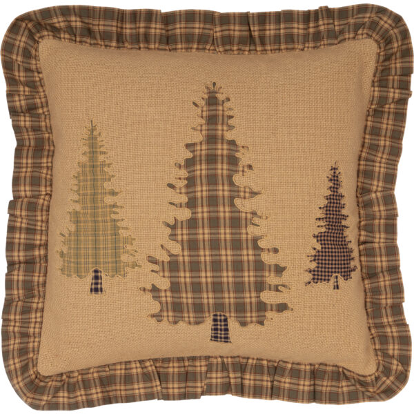 VHC-53712 - Cedar Ridge Tree Applique Pillow 18x18