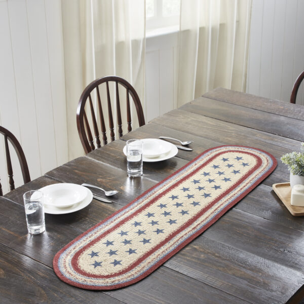 VHC-81437 - Celebration Jute Oval Runner 13x48